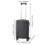 Living And Home (Black) Hardside Carry-on Suitcase with Spinner Wheels 7