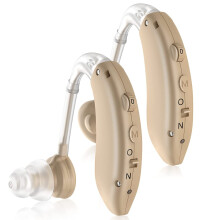 Two packs Hearing aids for the elderly, rechargeable hearing aids with noise reduction