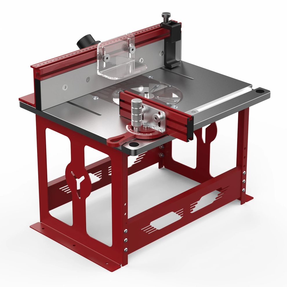 Router Table Workbench with Fence, Miter Gauge & Dust Collection
