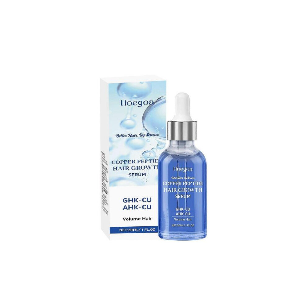 (2PCS) Advanced Copper Peptide Hair Regrowth Formula, Copper Peptide Hair Growth Treatment Serum for Women Men, Copper Peptide Serum for Hair, 30ml