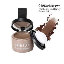 (Dark coffee) Waterproof Hair Line Filler Filling Powder Hairline Instant Cover Up Shadow