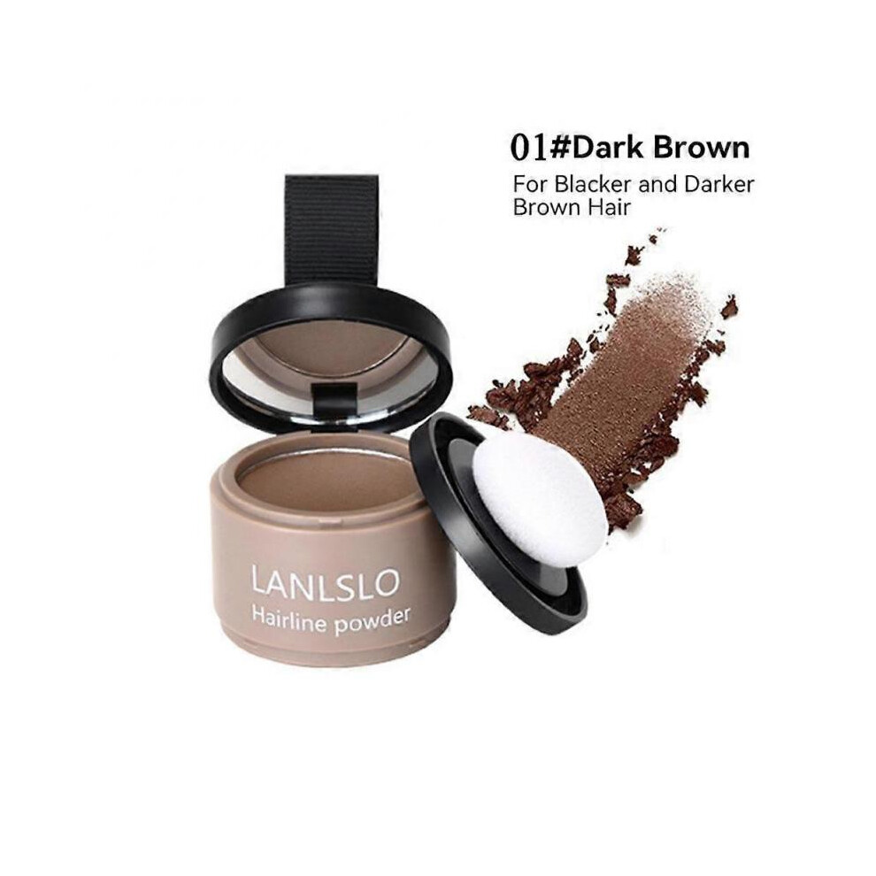 (Dark coffee) Waterproof Hair Line Filler Filling Powder Hairline Instant Cover Up Shadow-image-OPC-PH7J77P-NEW
