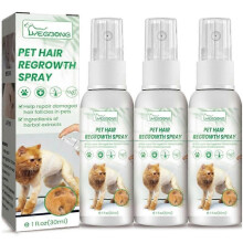 (3pcs) Dog & Cat Hair Regrowth Spray Pet Hair Loss Treatment Promote Furs Hair Growth