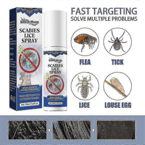 Lice Removal Lice Eggs Pubic Lice Antibacterial Scabies 30ml 2