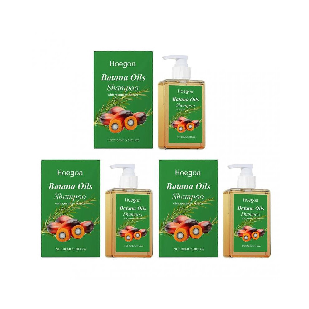 (3pcs) 1-3PCS Batana Oil Hair Growth Shampoo Anti Hair Loss Regenerating Hair Wash for All Hair Types