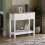Vida Designs (White & Oak) Arlington 2 Drawer Console Table Hallway Storage 1
