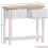 Vida Designs (White & Oak) Arlington 2 Drawer Console Table Hallway Storage 7