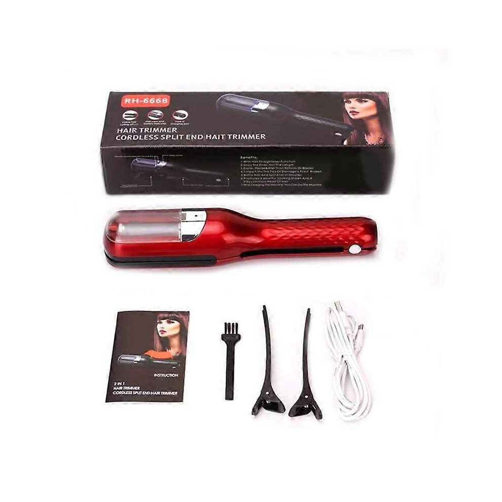 Hair Split Ends Trimmer Remover Damaged Hair Repair Hair Care Treatment Rechargeable Cordless Hair C