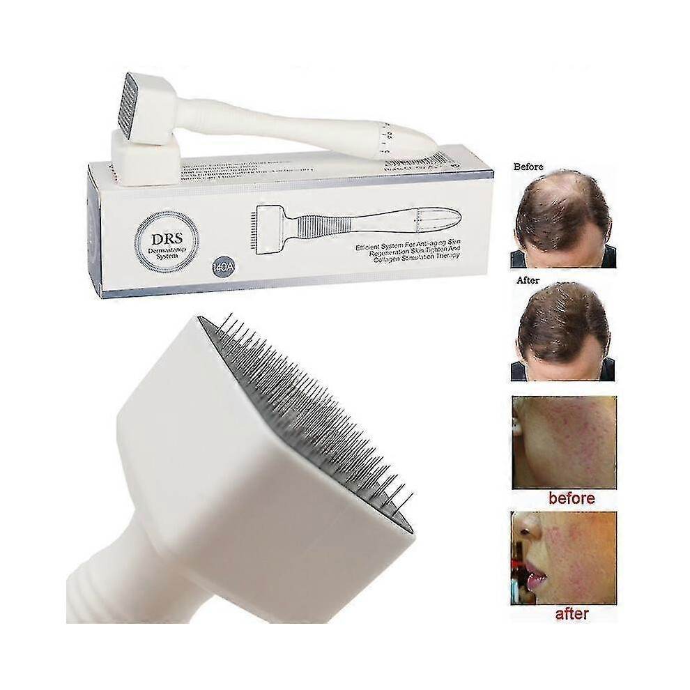 Drs 140 A Derma Stamp Adjustable Length Microneedle Skincare Scalp Re-growth Pits