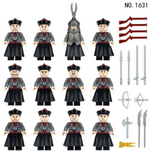 (comme sur la photo) 12 pièces 1631 soldats Yongzi soldats de la dynastie Qing enfants en forme de figurine