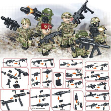 (comme sur la photo) Bloc de construction de la Force Alpha russe, mini figurine militaire de soldat,