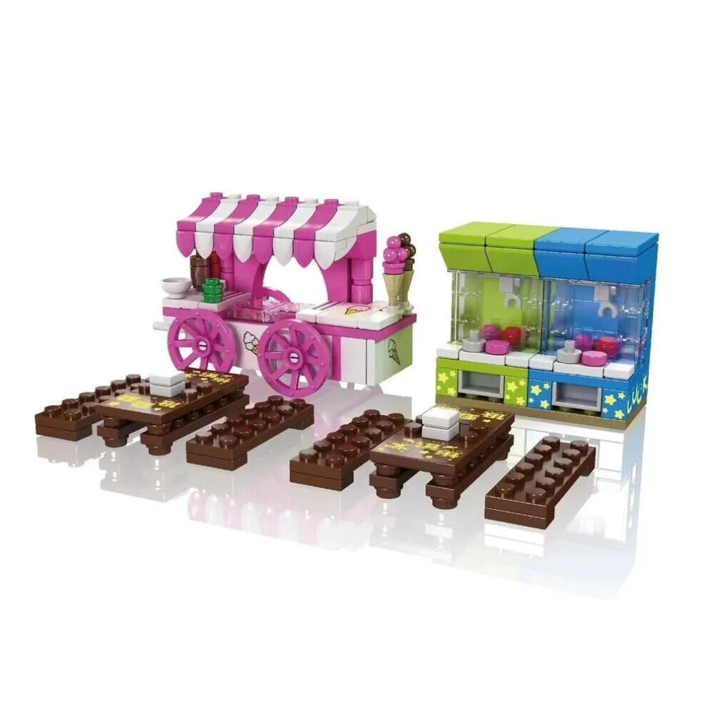 (24033) Mould King 24025-24034 Mini Street View Jouets pour garçons et filles Puzzle pour enfants Blocs