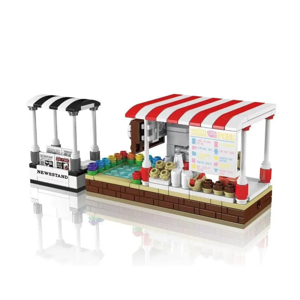 (24034) Mould King 24025-24034 Mini Street View Jouets pour garçons et filles Puzzles pour enfants Blocs