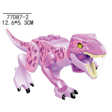 Yg77087 Blocs de construction dinosaures colorés 8 Tyrannosaurus Rex Double Crown Dragon Styx Petit