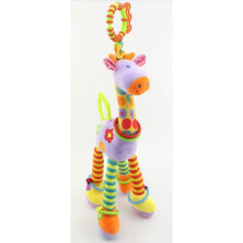 (violet -35,5*12cm) Jouet de lit pour bébé avec clochette, girafe, jouet suspendu, jouet de siège auto,