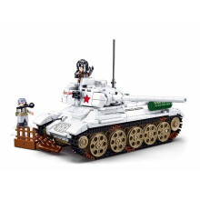 (comme sur la photo) 518 pièces de construction de modèle de char militaire T-34/85 de la Seconde Guerre