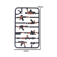 Kit de construction de figurines d'armes à feu Swat Special Force, accessoires, briques, armes