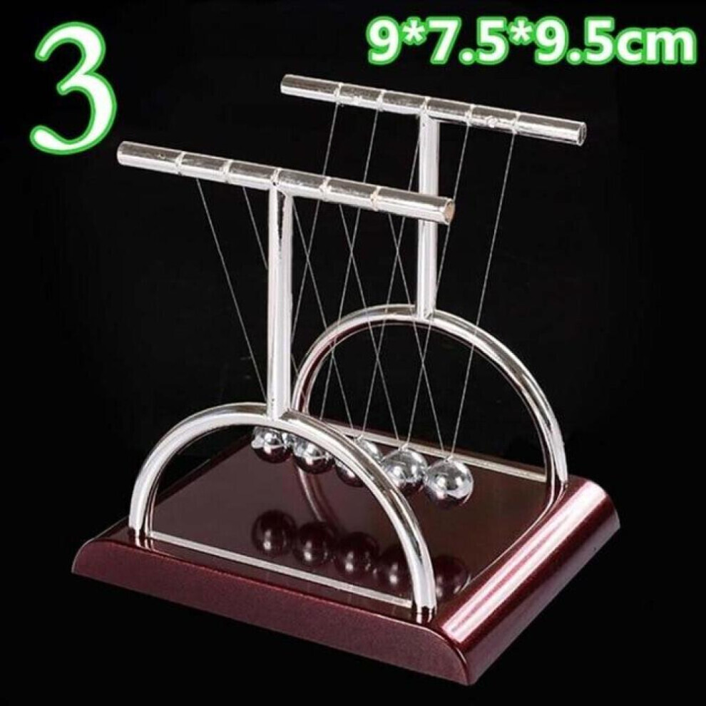 (C) 1pc Newton's Cradle Enfants Jouets Pour Enfants Jouet Éducatif Bureau Table Décor Métal Balance