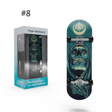 (comme sur la photo -8) Touche en bois Ensemble de touches Finger Skate Board Bois d'érable Professionnel