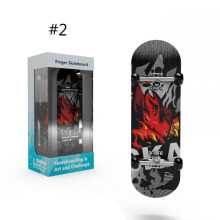 (comme sur la photo -2) Touche en bois Ensemble de touches Finger Skate Board Bois d'érable Professionnel
