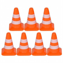Lot de 7 mini-cônes de signalisation routière pratiques et sûrs pour enfants
