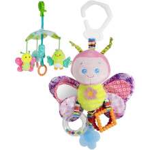 (comme sur la photo - 33,5 x 14 cm) Lot de 2 jouets pour siège auto pour nourrissons, poussettes suspendues,