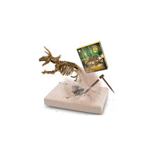 Kit de fouille de dinosaure Triceratops, kit de fouille de fossile de squelette de dinosaure, modèle