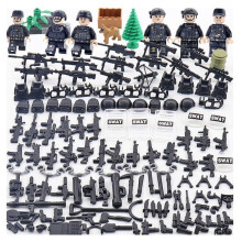 Armes des forces spéciales militaires, soldats modernes, police, Moc, Swat, armes militaires, figurines,