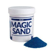 Sable magique scientifique Steve Spangler 227 g Bleu - Sable de jeu coloré qui ne se mouille jamais.