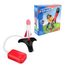 Jouet à éjection de pied de fusée Flash Stomp DIY avec emballage en PVC, collection cadeau