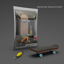 (bleu clair) Jouet de skateboard créatif en bois