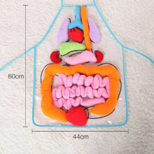 Puzzle en tissu pour enfants, structure du corps, structure des organes humains, jouets cognitifs, organes