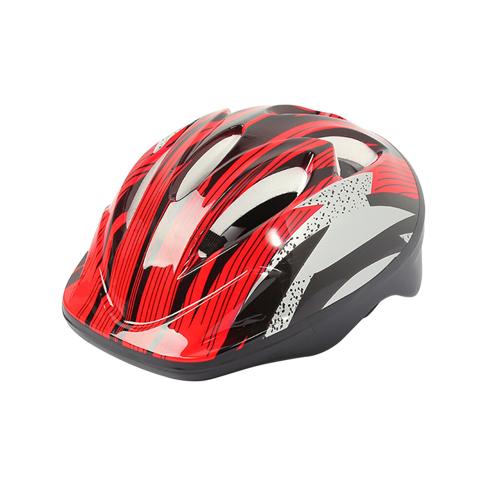 (CHINE-Rouge)Casque de vélo pour enfants Scooter Skateboard Roller Skate Casque de sécurité Cyclisme