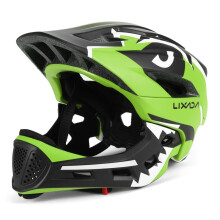 (CHINE-Vert)Casque d'équitation pour enfants Crocodile Sports de plein air Chapeau de sécurité amovible