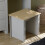 Vida Designs (Grey & Oak) Arlington 3 Drawer Dressing Table Mirror Stool Set 4