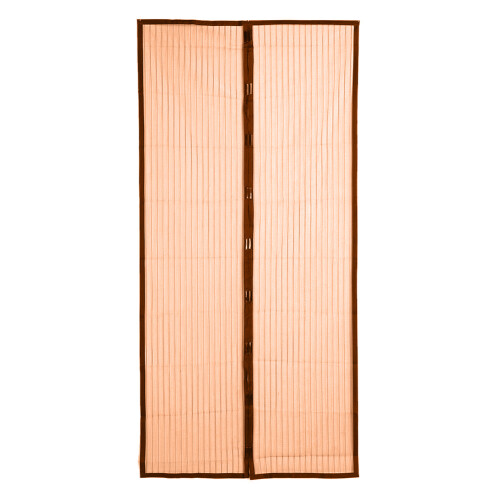 Brown Magnetic Door Mesh Fly Screen Insect Net 1