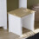 Vida Designs (White & Oak) Arlington 3 Drawer Dressing Table Mirror Stool Set 4