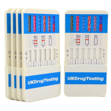 5 pack ~ 7 in 1 UKDrugTesting Ultra Sensitive Max Detection Drug Testing Kits