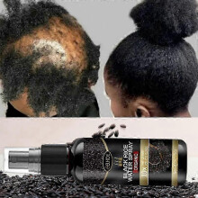 (2pcs) Black Rice Hair Growth Spray Repairs Damage Restore Soft Hair For All Hair Types Fast Treatment Prevent Hair Thinning Dry Repair