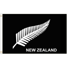 (8' x 5' - 240cm x 150cm) New Zealand Fern Polyester Flag