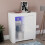 Vida Designs (White) Azura 1 Door LED Sideboard Storage Cabinet 1