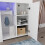 Vida Designs (White) Azura 1 Door LED Sideboard Storage Cabinet 8