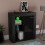 Vida Designs (Black) Azura 1 Door LED Sideboard Storage Cabinet 4