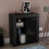 Vida Designs (Black) Azura 1 Door LED Sideboard Storage Cabinet 5