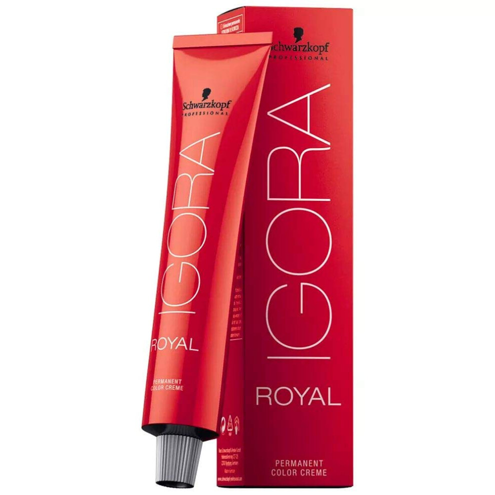 Schwarzkopf Professional Igora Royal Permanent Hair Color  6-6  Dark Blonde Chocolate  60 Gram