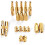 40PCS Carburetor Main Jet Slow Pilot Jet Kit 5