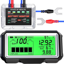 Battery Monitor, 433MHZ Wireless Transmission Battery Monito