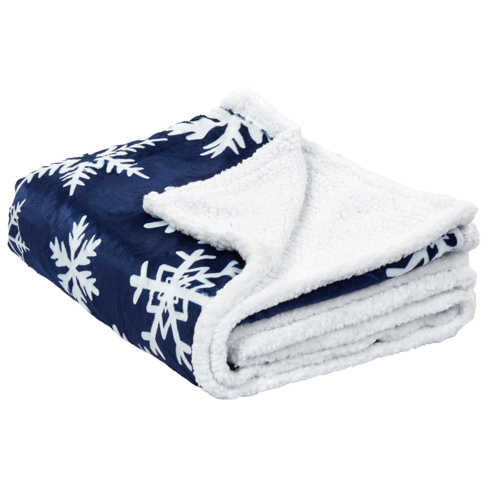Blanket ANISE 150 x 200 cm Dark Blue