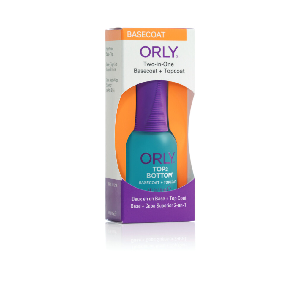 Orly Top 2 Bottom Basecoat and Topcoat all in One 18ml