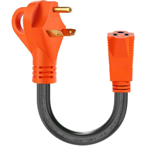 30 Amp to 15 Amp RV Adapter Cord